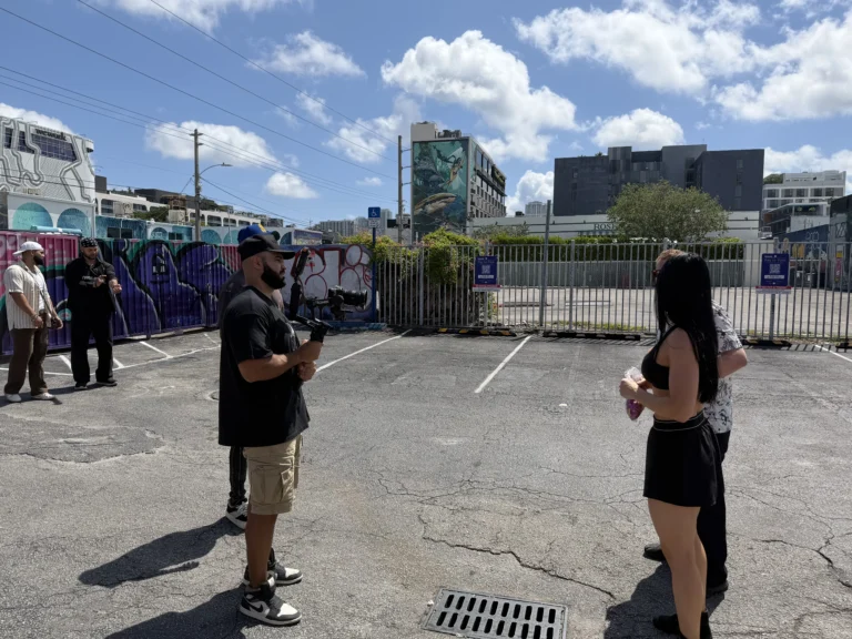 Behind the Scenes Movie Filming in Miami Wynwood Streets | BTS Video Production