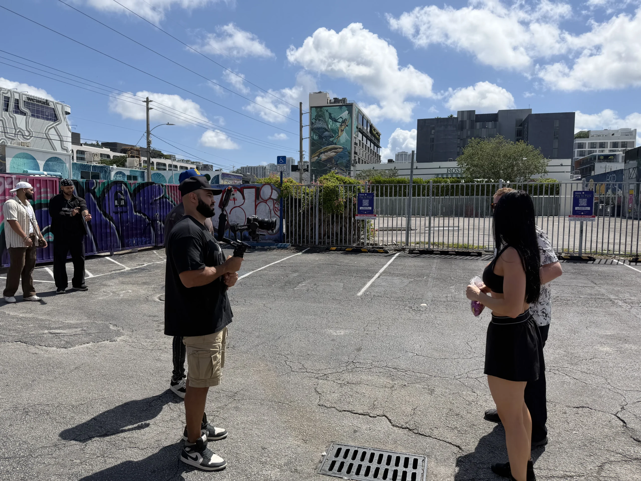 Behind the Scenes Movie Filming in Miami Wynwood Streets | BTS Video Production